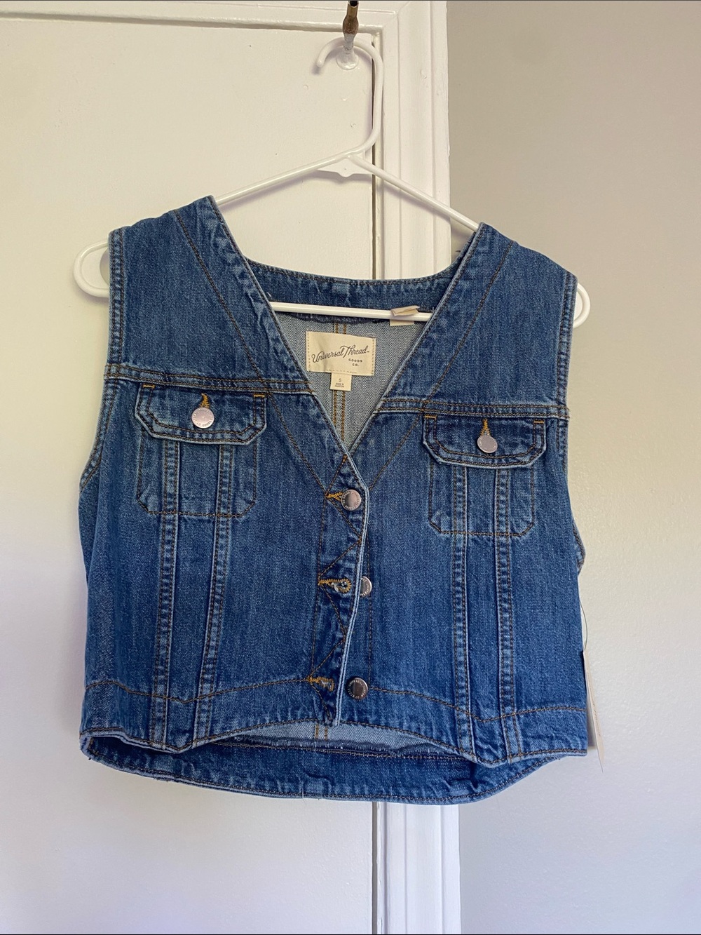 Denim vest - Size S - Never worn